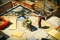 Two men on construction site during daytime